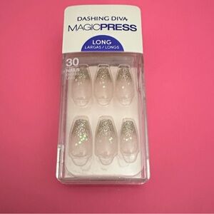 Dashing Diva MagicPress Long Nails - Glitter